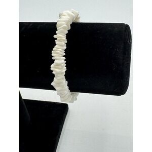 1970s White PUKA Shell Bracelet